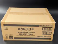One Piece OP14-EB04 The Azure Sea's Seven English 12 Booster Box Case Sealed - Image 1
