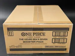 One Piece OP14-EB04 The Azure Sea's Seven English 12 Booster Box Case Sealed - Image 4