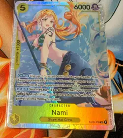 One Piece Card Game TCG Nami EB03-053 SR Heroines Edition M/NM Condition - Image 1