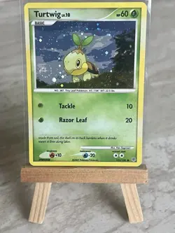 Pokemon TCG *SWIRL* Turtwig 103/130 League & Championship Cards Cosmos Holo - NM - Image 1