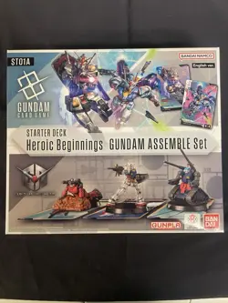 Gundam Card Game Starter Deck Assemble Set ST01A English New Sealed - Image 1
