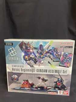 Gundam Card Game Starter Deck Assemble Set ST01A English New Sealed - Image 3