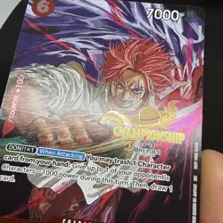 Shanks P-083 Championship Tournament Promo CS One Piece Card English - Image 2