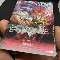 Shanks P-083 Championship Tournament Promo CS One Piece Card English - Image 5