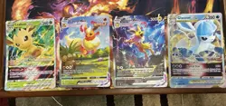 Pokemon Jumbo Card Lot of 4 Flareon, Jolteon, Glaceon & Leafeon Black Star Promo - Image 1