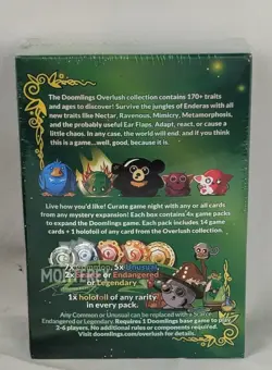 Doomlings Overlush Mystery Expansion Box 56 Cards + 4 Holofoils New Sealed - Image 3