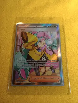 Iono Pokemon TCG Paldea Evolved Holo Ultra Rare Full Art Card 254/193 - Image 1