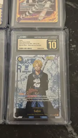 One Piece Card Graded Lot of 4- PSA CGC - Lots of 10s! Sabo Ace Bon Gecko - Image 4