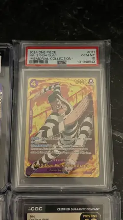 One Piece Card Graded Lot of 4- PSA CGC - Lots of 10s! Sabo Ace Bon Gecko - Image 5