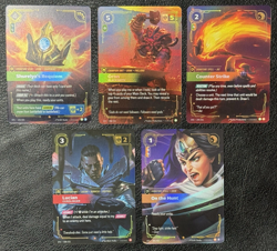 Lot of 5 Epic Rare Cards - League of Legends Riftbound TCG: Spiritforged - NM - Image 1