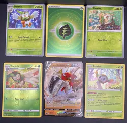 12x Pokemon Cards Decidueye Dartrix Rowlet Set Lot - Holo Ultra Rare V Promo TCG - Image 4