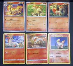 12x Pokemon Cards Rapidash Ponyta Lot - XY Cosmos Holo Rare Vintage Promo TCG - Image 2