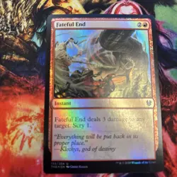 1x MTG - Fateful End - FOIL - Theros Beyond Death - NM - Image 1