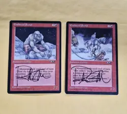 UNPLAYED SIGNED MTG Enslaved Scout A B Alliances NM REBECCA GUAY EDH CUBE VTG - Image 1