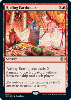 MTG Rolling Earthquake, Light Play, English Double Masters - Image 1