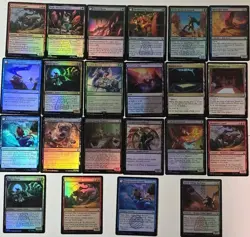 Magic The Gathering Avatar The Last Airbender Lot Of 22 Foil Commons & Uncommons - Image 1