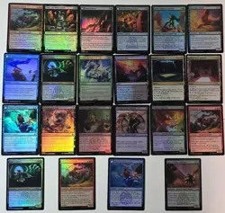 Magic The Gathering Avatar The Last Airbender Lot Of 22 Foil Commons & Uncommons - Image 2