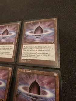MTG Tempest "Lotus Petal" x4 Magic The Gathering WoTC LP/NM - Image 4
