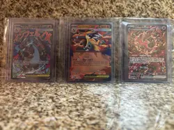 Pokemon Mega Charizard X ex 023, Mega Charizard Y ex 030, Oricorio ex 024 Promos - Image 1