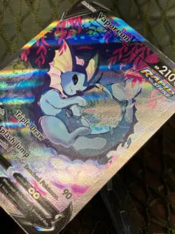 Pokemon TCG: VAPOREON V SWS181 ~ BLACK STAR PROMO - SIR - Image 4
