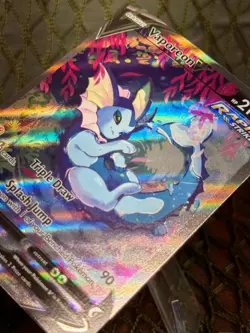 Pokemon TCG: VAPOREON V SWS181 ~ BLACK STAR PROMO - SIR - Image 5