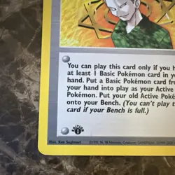 Wizards Pokemon TCG Trainer Lt. Surge Gym Heroes 101/132 1st Edition Rare Mint - Image 5