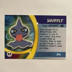 Shuppet Pokemon Advanced Challenge Topps TCG Regular #64 - Image 2
