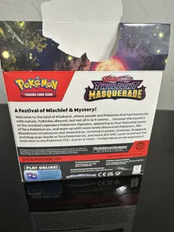 Pokemon TCG Scarlet & Violet Twilight Masquerade Factory Sealed Booster Pack - Image 3