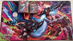 Pokemon Charizard UPC Accessories Set Playmat, Coin Sleeves, Dice Box - Image 1