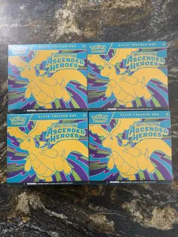 Pokemon Mega Evolution Ascended Heroes ETB New Unopened 4X Factory Sealed - Image 1