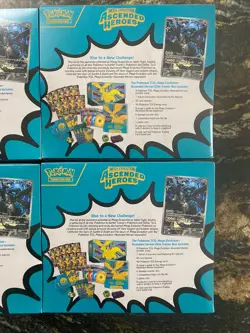 Pokemon Mega Evolution Ascended Heroes ETB New Unopened 4X Factory Sealed - Image 5