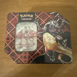 Pokemon SV Paldean Fates Tin Shiny Charizard ex, Factory Sealed, Rare. - Image 1