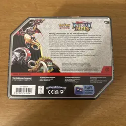 Pokemon SV Paldean Fates Tin Shiny Charizard ex, Factory Sealed, Rare. - Image 2