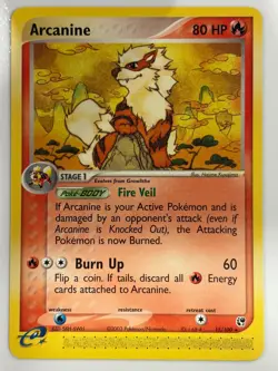 Pokemon Arcanine Normal Sandstorm Rare #15/100 LP - Image 1