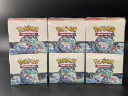 Lot (6) Pokemon Scarlet & Violet SV07 Stellar Crown English Booster Boxes Sealed - Image 1