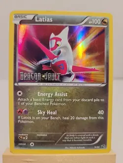 Pokemon TCG - LATIAS Stamped 9/20 - Holo Ultra Rare - 2012 Dragon Vault Lp - Image 1
