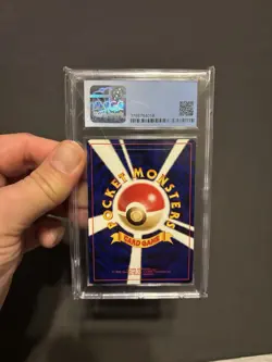 2001 Pokemon Awakening Legends Houndoom Holo CGC 8 With Sub Grades Swirly - Image 2