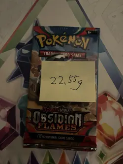 VERY HEAVY! 22.55 Gram Obsidian Flames Pokemon TCG Factory Sealed Booster Pack! - Image 2