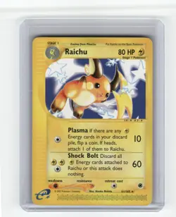 Raichu (61) Expedition Rare Pokemon Near Mint or Better - Image 1