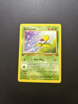 Bellsprout 49/64 Jungle Regular 1st Edition Pokemon WOTC NM/LP - Image 1