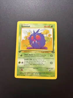 Venonat 63/64 Jungle Regular 1st Edition Pokemon WOTC NM/LP - Image 1