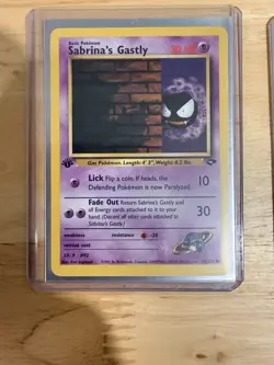 Pokemon TCG 1st Edition Sabrina’s Gastly And Haunter Gym Challenge Set - Image 2