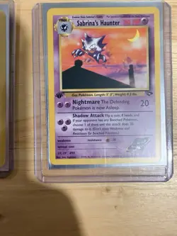 Pokemon TCG 1st Edition Sabrina’s Gastly And Haunter Gym Challenge Set - Image 3