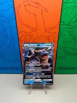 Blastoise GX 35/214 Unbroken Bonds Pokemon Holo Rare NM - Image 1