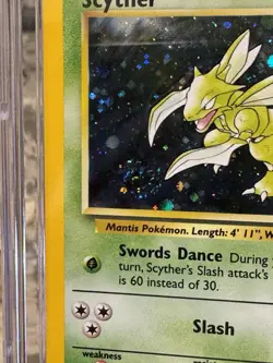 CGC 8.5 Scyther 2000 Base Set 2 17/130 Holo Pokemon w/ Swirl 🌀and Subgrades - Image 3