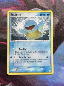 Squirtle 83/112 FireRed & LeafGreen Reverse Holo 2004 Pokemon Nirvana Nm - Image 1