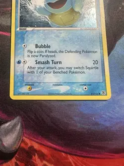 Squirtle 83/112 FireRed & LeafGreen Reverse Holo 2004 Pokemon Nirvana Nm - Image 5