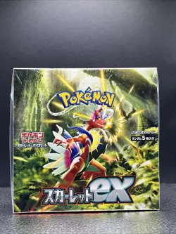 Nintendo Pokemon TCG Scarlet EX Booster Box - 30 Packs - Japanese 4521329373515 - Image 1