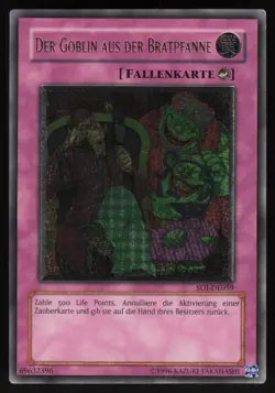 Goblin Out of the Frying Pan SOI-EN059 Enhanced GERMAN Ultimate Rare Yu-Gi-Oh - Image 1