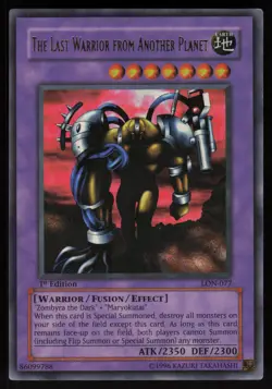 The Last Warrior from Another Planet LON-077 Asian English 1st Edition Yu-Gi-Oh - Image 1